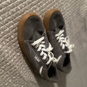 Vans Kids Black Canvas Sneakers